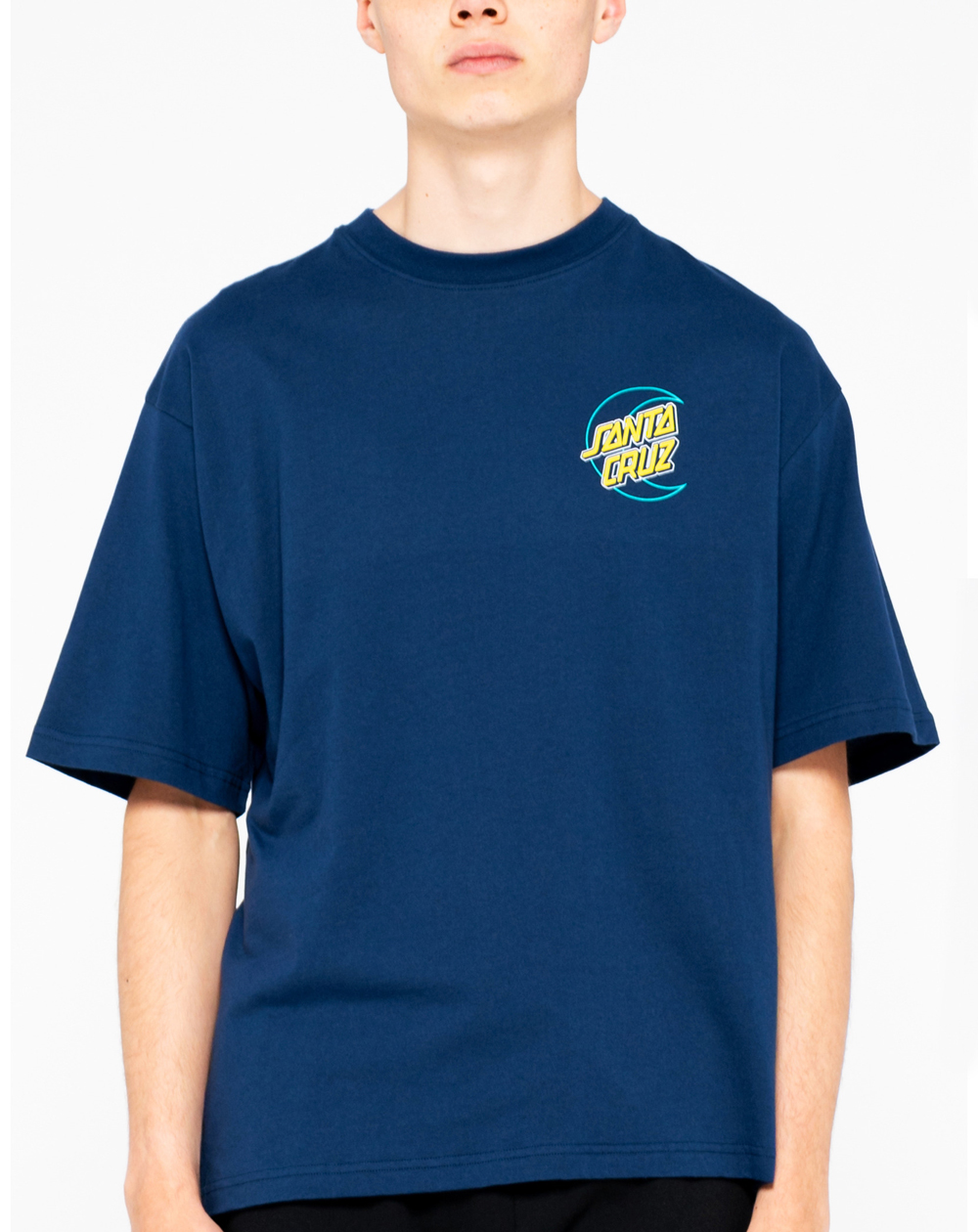 Santa Cruz Empty Moon Dot T-Shirt Homme Dark Navy