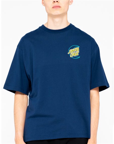 Santa Cruz Herren T-Shirt Empty Moon Dot Dark Navy