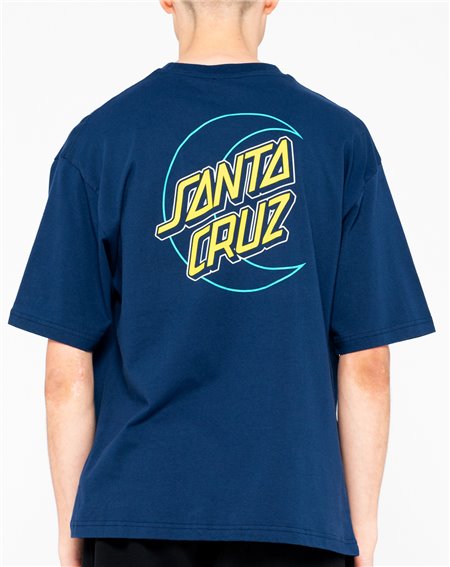 Santa Cruz Empty Moon Dot T-Shirt Uomo Dark Navy