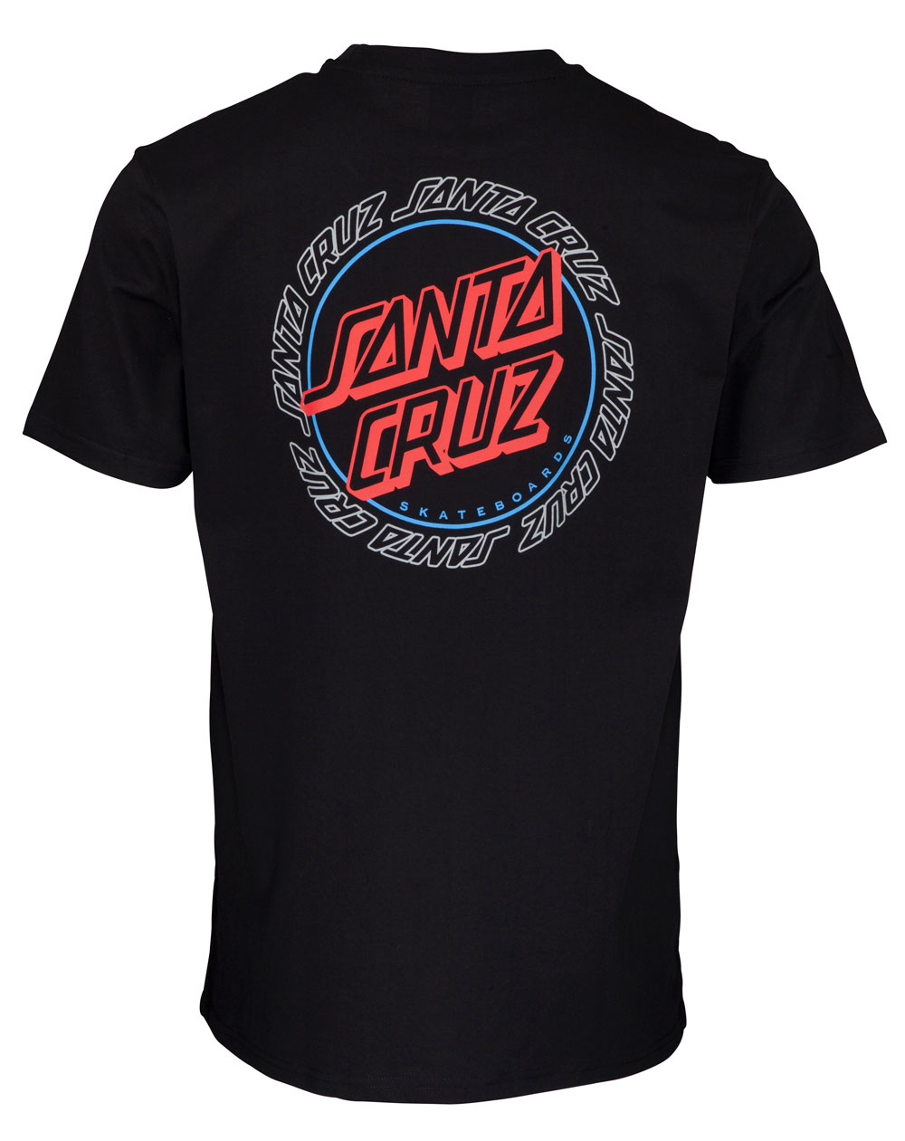 Santa Cruz Hollow Ring Dot Camiseta para Homem Black