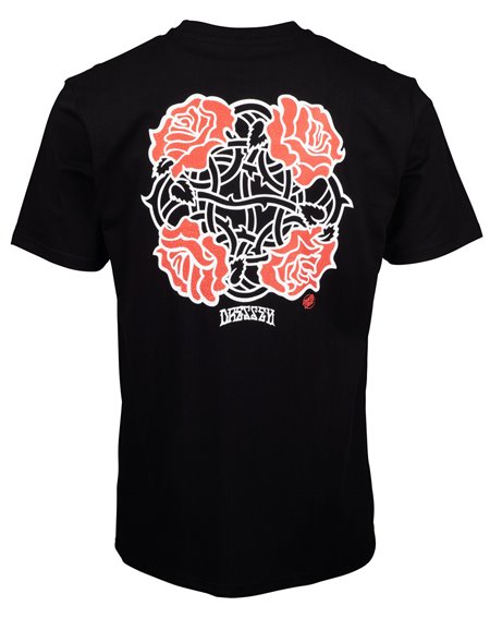 Santa Cruz Dressen Roses Club Camiseta para Hombre Black
