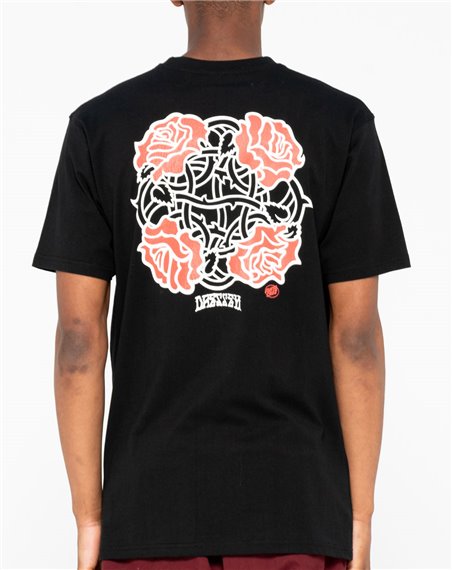 Santa Cruz Dressen Roses Club T-Shirt Uomo Black