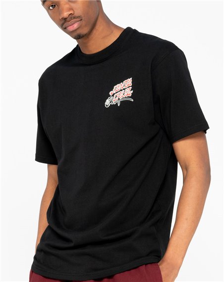 Santa Cruz Dressen Roses Club T-Shirt Homme Black