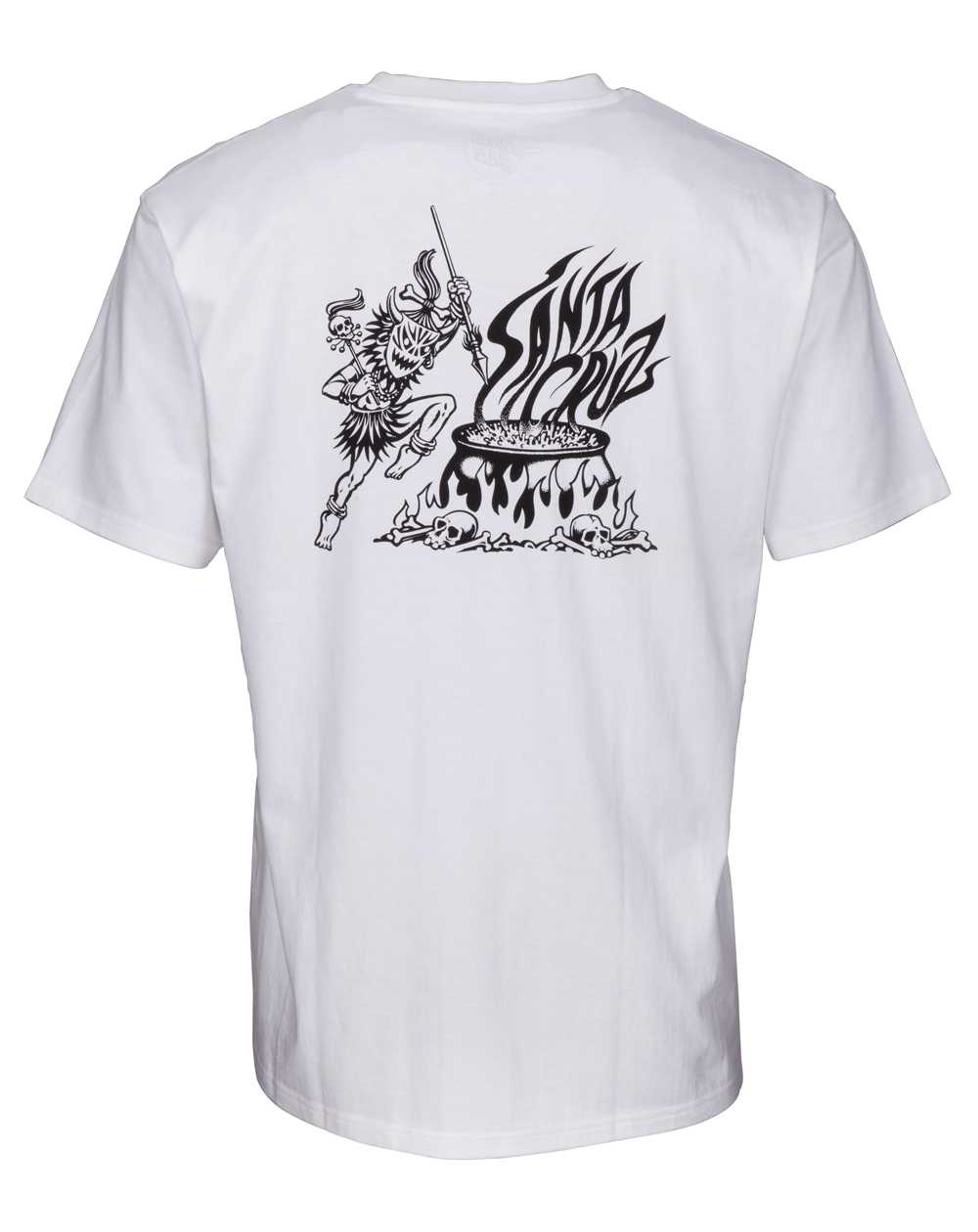 Santa Cruz Men's T-Shirt Salba Witch Doctor White