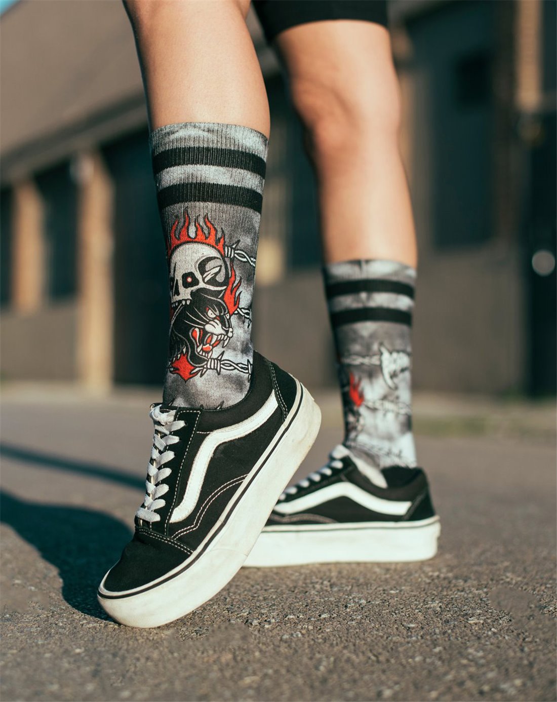 Calcetines Skate American Socks Born Dead Unisex