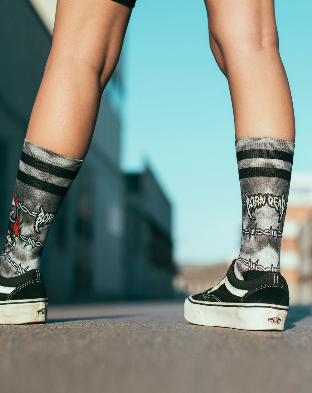 American Socks Born Dead Calcetines para Unisex-adulto