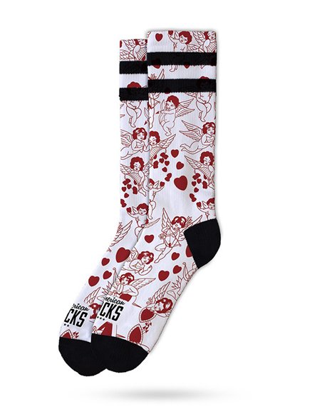 American Socks Unisex - Erwachsene Sneakersocken Valentine