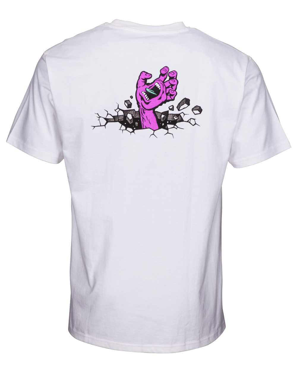 Santa Cruz Hand Wall Camiseta para Hombre White