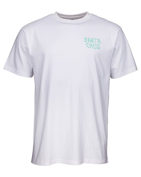 Santa Cruz Hand Wall T-Shirt Homme White