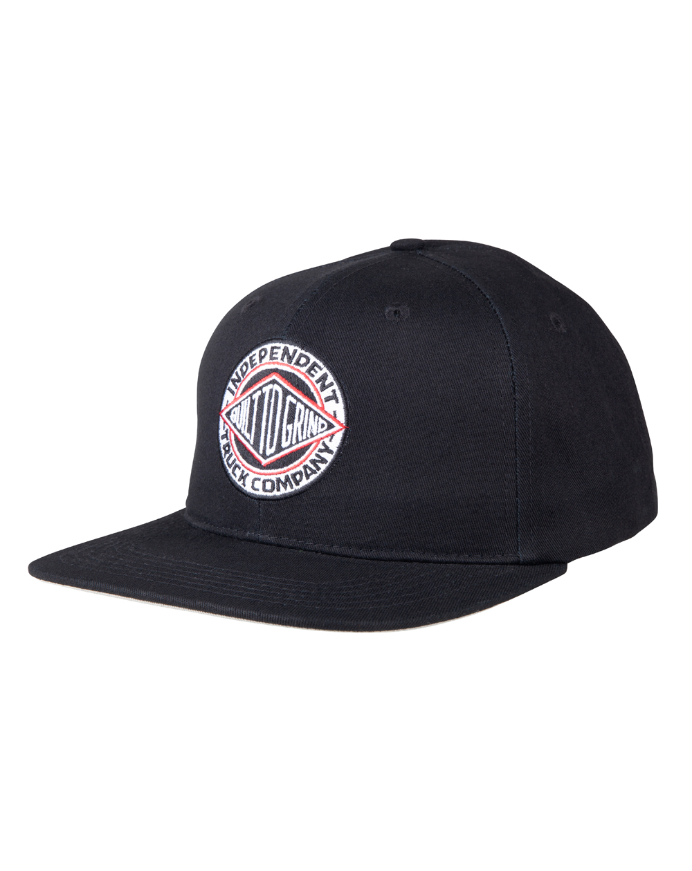 Independent Men's 5 Panels Baseball Cap BTG Summit Black