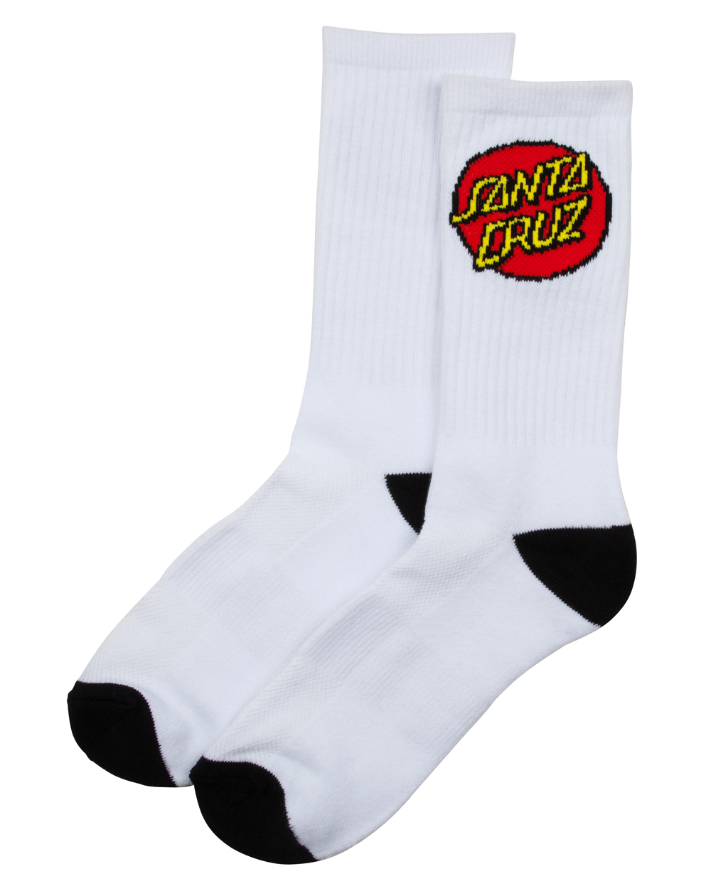 Santa Cruz Classic Dot Calzini Uomo Black/White 2 pz