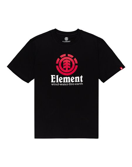 Element Vertical T-Shirt Homme Flint Black