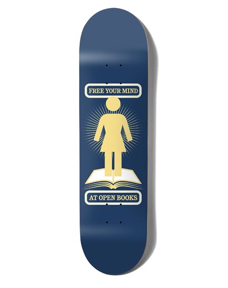 Girl Tavola Skateboard Bennett Open Book 8.25"