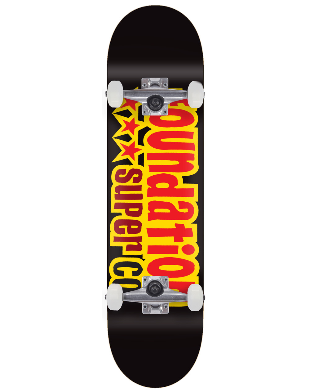 Foundation 3 Star 8.13" Complete Skateboard Black