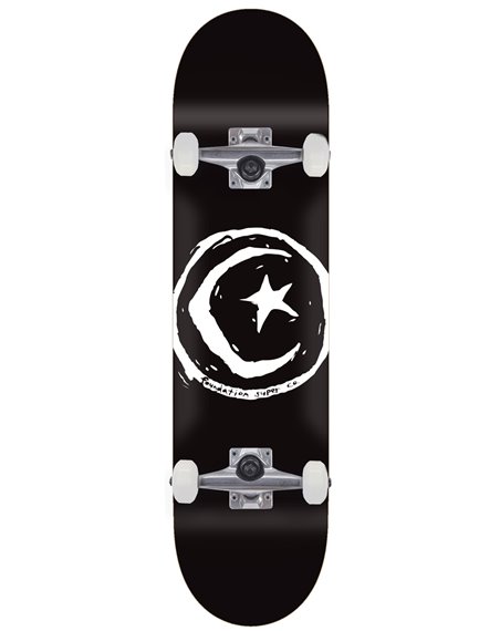 Foundation Star & Moon 8.00" Complete Skateboard Black