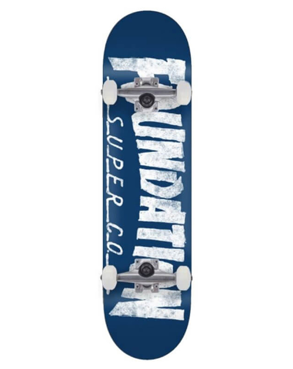 Foundation F Thrasher 8.00" Complete Skateboard Blue