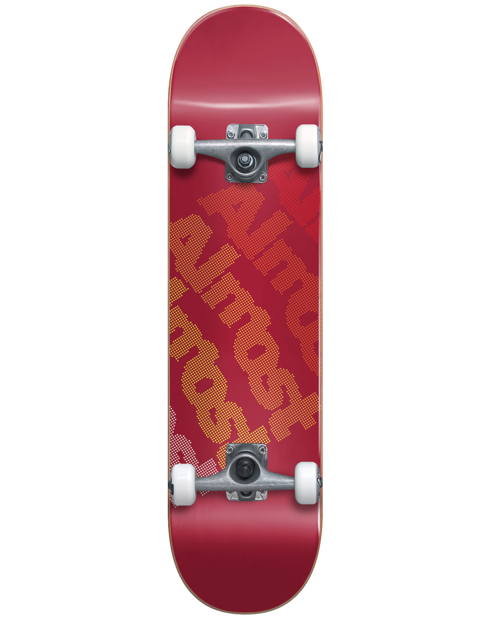 Almost Light Bright 7.75" Complete Skateboard Red