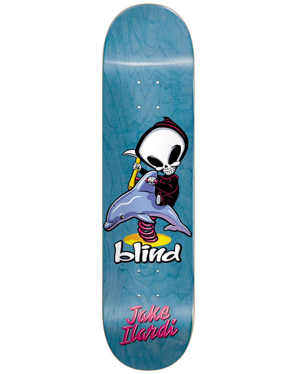 Blind Ilardi Reaper Ride R7 8" Skateboard Deck Blue