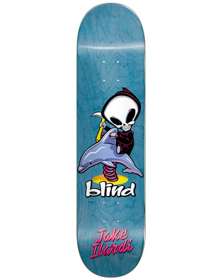 Blind Ilardi Reaper Ride R7 8" Skateboard Deck Blue
