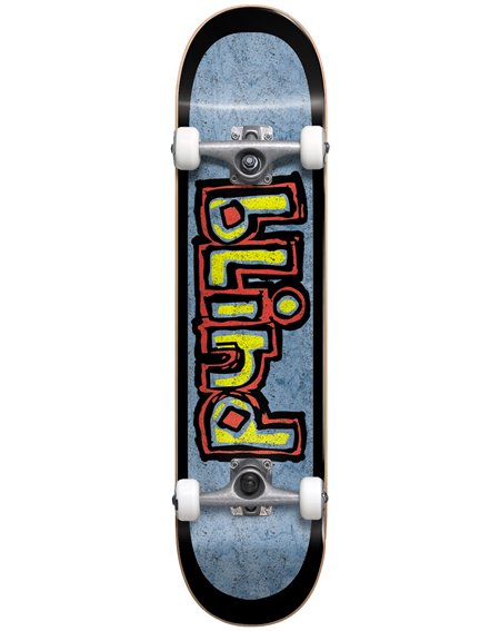 Blind OG Box Out 7.625" Complete Skateboard Black/Blue