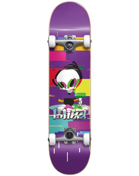 Blind Reaper Glitch 7.75" Complete Skateboard Purple