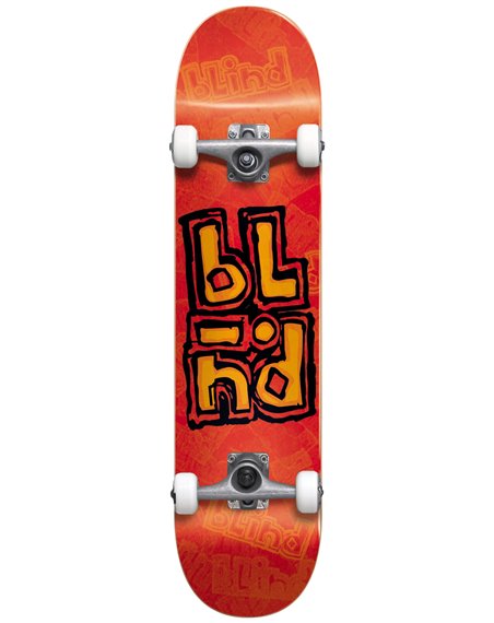 Blind Skate Montado OG Stacked Stamp 8" Orange
