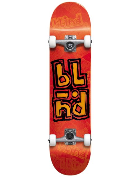 Blind Skateboard OG Stacked Stamp 8" Orange