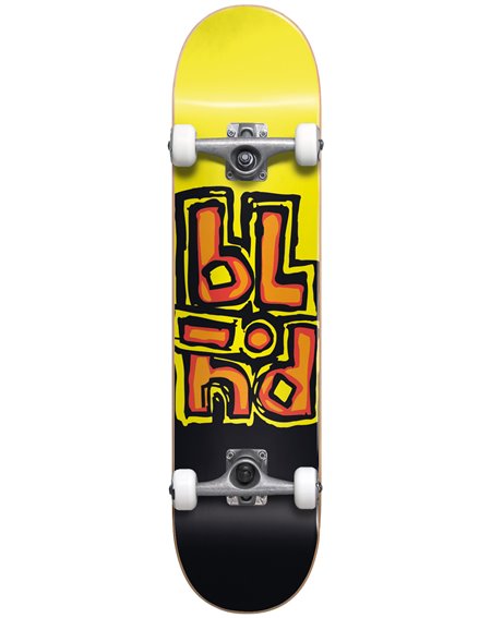 Blind Skateboard Complète OG Stacked 7.5" Black/Yellow