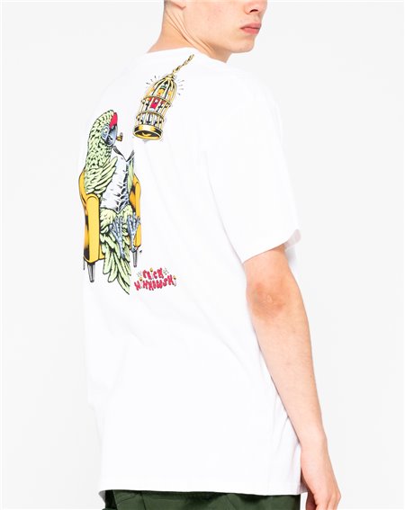 Santa Cruz Winkowski Birdcage T-Shirt Uomo White