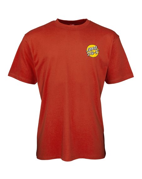 Santa Cruz Mixed Up Dot T-Shirt Uomo Ketchup