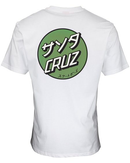 Santa Cruz Mixed Up Dot T-Shirt Homme White