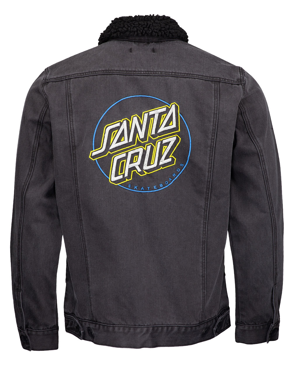 Santa Cruz Void Ring Dot Denim Chaqueta para Hombre Black