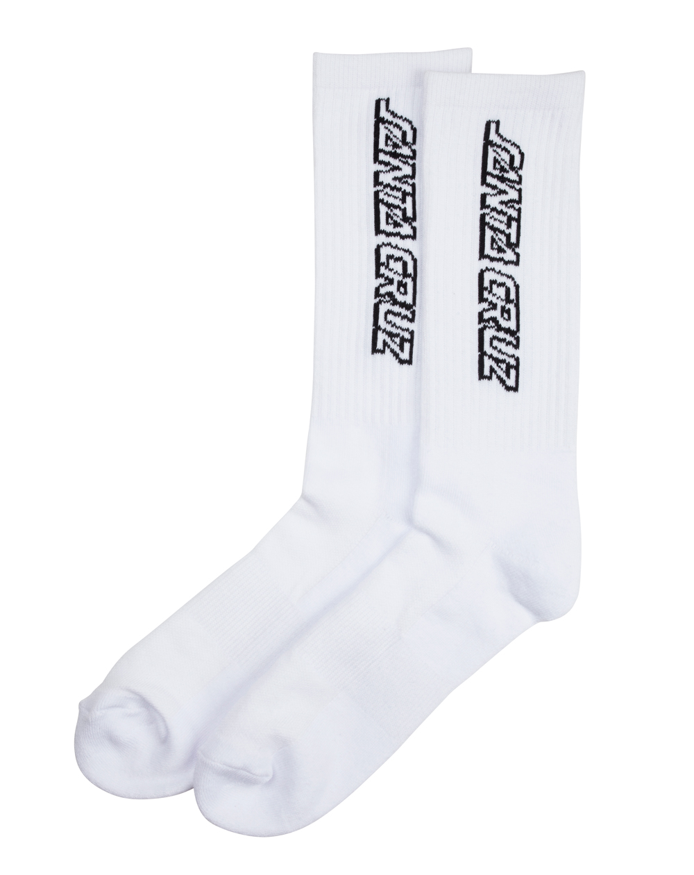 Santa Cruz Men's Socks Classic Strip White