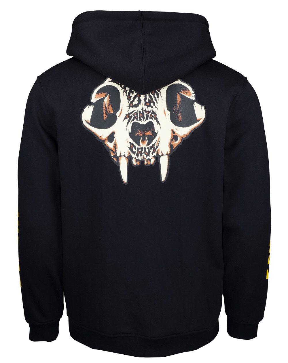 Santa Cruz SW Skull Moleton com Capuz com Zíper para Homem Black