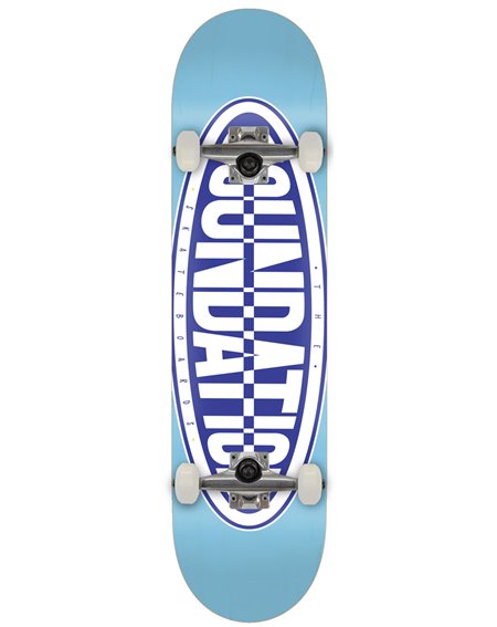 Foundation Skateboard Oval 8.00" Blue