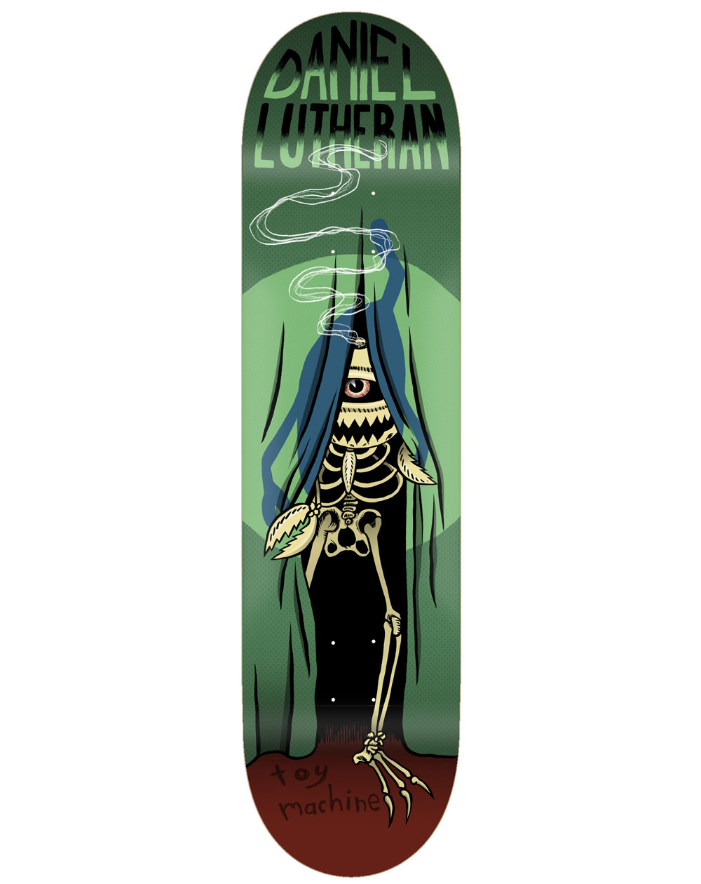 Toy Machine Lutheran Curtain 7.88" Skateboard Deck