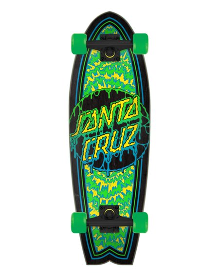 Santa Cruz Toxic Dot Shark 27.7" Skateboard Cruiser