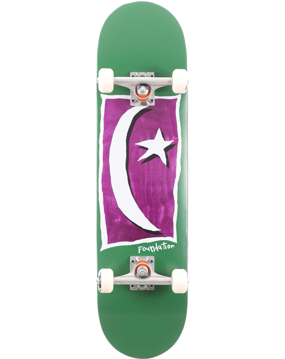 Foundation Skate Montado Star & Moon V.2 8.13" Green