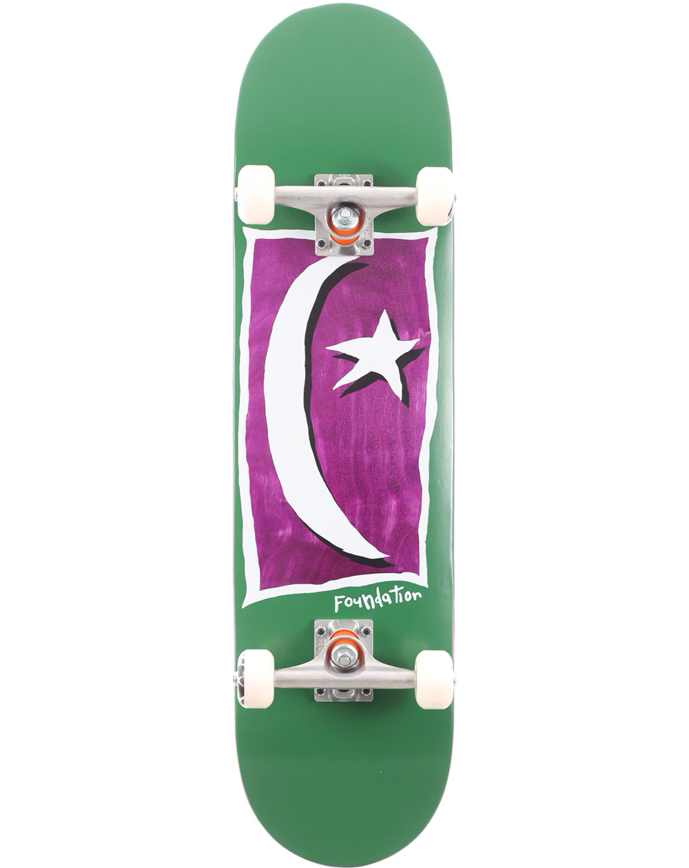Foundation Skateboard Completo Star & Moon V.2 8.13" Green