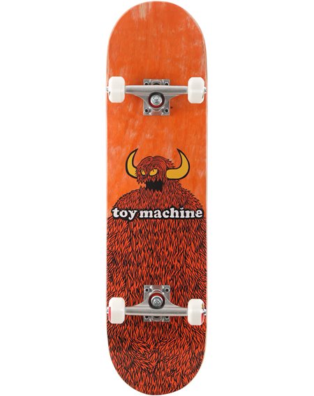 Furry Monster 8.25" Complete Skateboard Orange