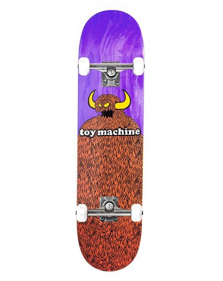 Skateboard Furry Monster 8" Purple