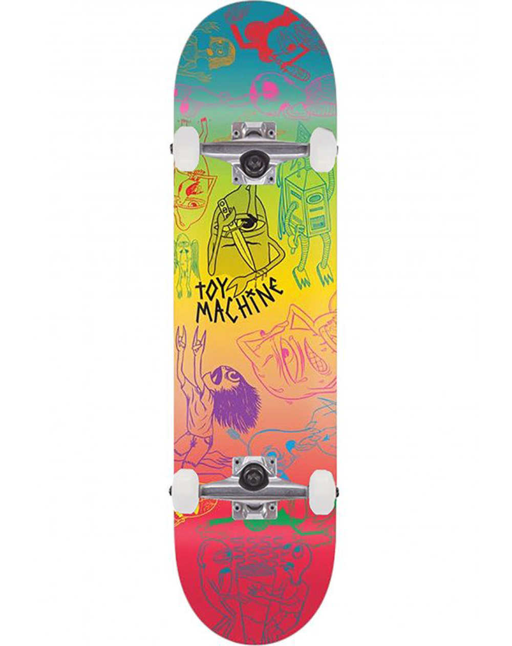 Toy Machine Characters II 8" Complete Skateboard