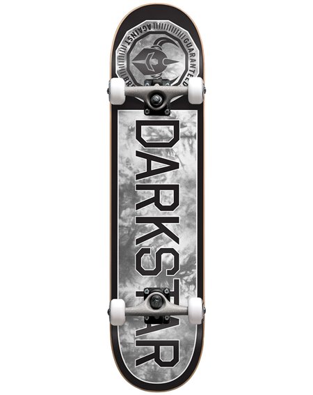 Darkstar Timeworks 8.25" Complete Skateboard Silver/Tie Dye