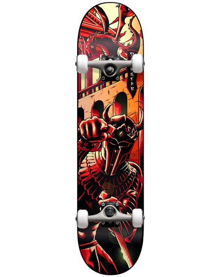 Darkstar Inception Dragon 8.125" Complete Skateboard Red
