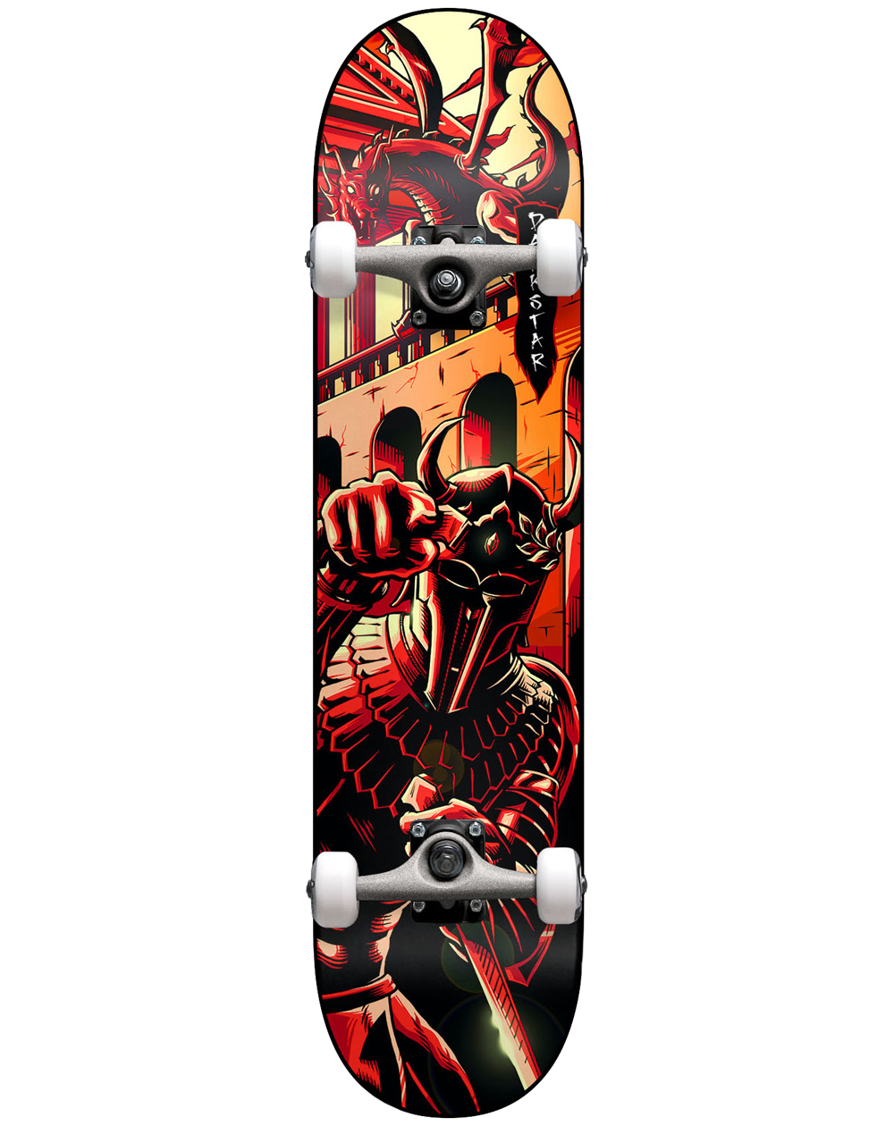 Darkstar Inception Dragon 8.125" Komplett-Skateboard Red