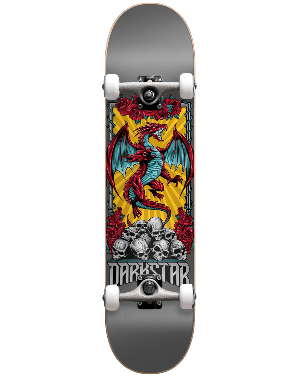 Darkstar Skateboard Completo Levitate 8" Charcoal