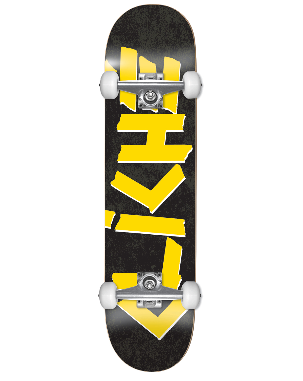 Cliché Scotch 7.875" Complete Skateboard Black/Yellow