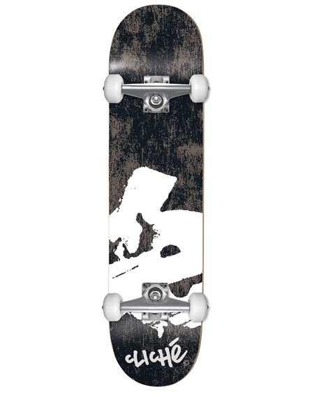 Cliché Skateboard Completo Europe 8.125" Black/White
