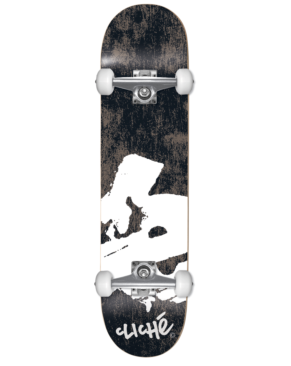 Cliché Skateboard Completo Europe 8.125" Black/White