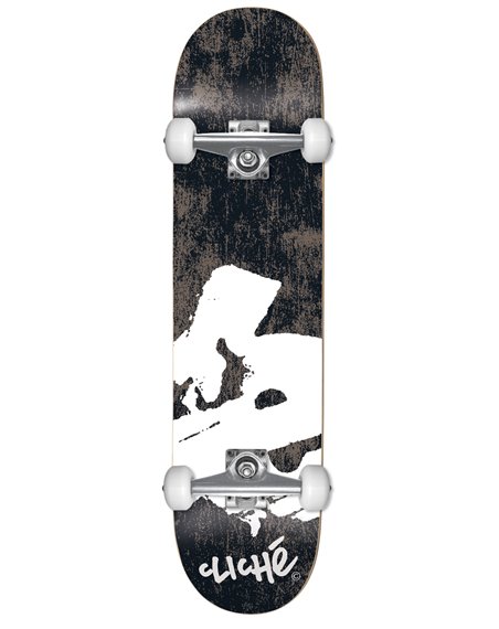 Cliché Skateboard Completo Europe 8.125" Black/White